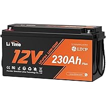 Amazon | LiTime 12V230AhPLUS リン酸鉄リチウムイオンバッテリー 低温
